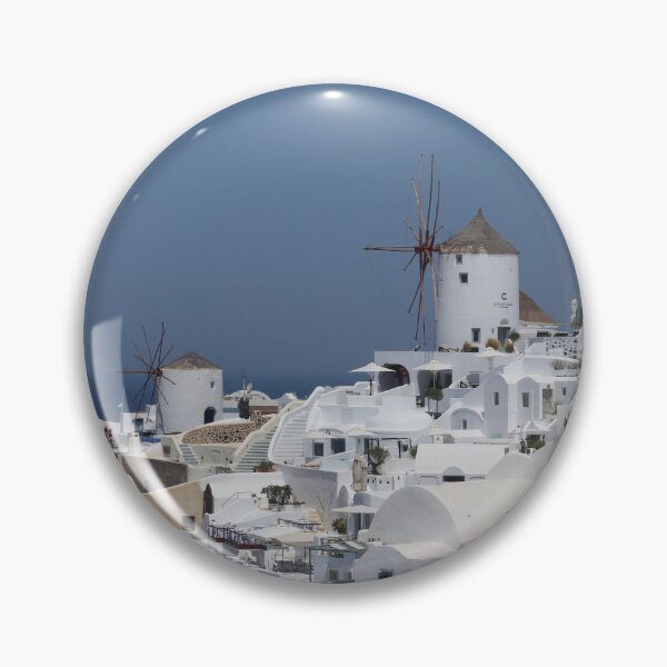 Item preview, Santorini windmills designed and sold by Elena Skvortsova.