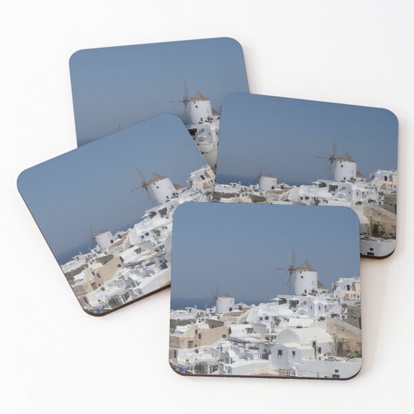 Item preview, Santorini windmills designed and sold by Elena Skvortsova.