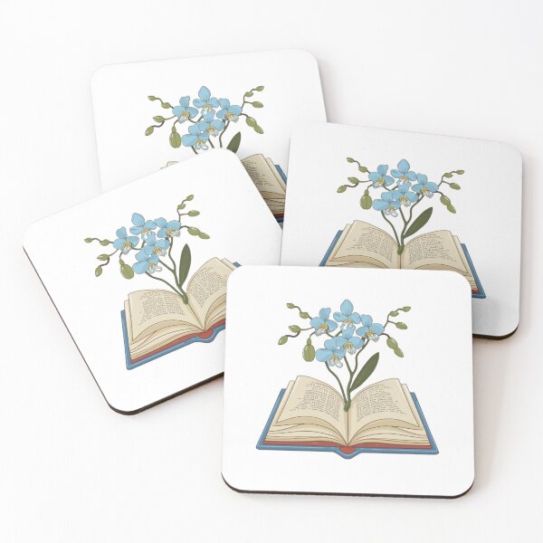 Item preview, Flowers Growing From Book | A beautiful Light blue Orchid | Little Blue Flowers S designed and sold by CircinusStore.