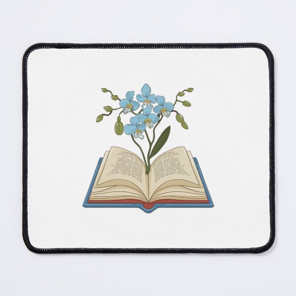Item preview, Flowers Growing From Book | A beautiful Light blue Orchid | Little Blue Flowers S designed and sold by CircinusStore.