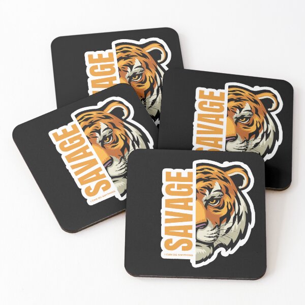 Item preview, Unleash Your Inner Savage: Unstoppable Motivation Sticker designed and sold by SlickCity.