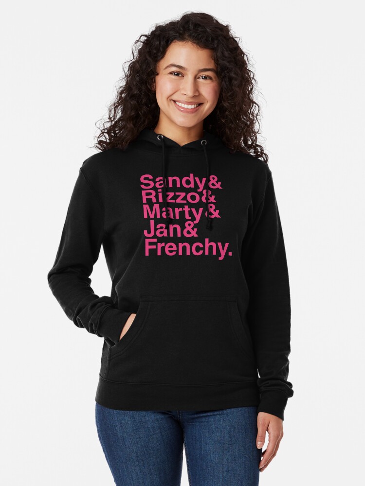 Grease The Broadway Musical - Ladies Pink Rydell High Hoodie - T