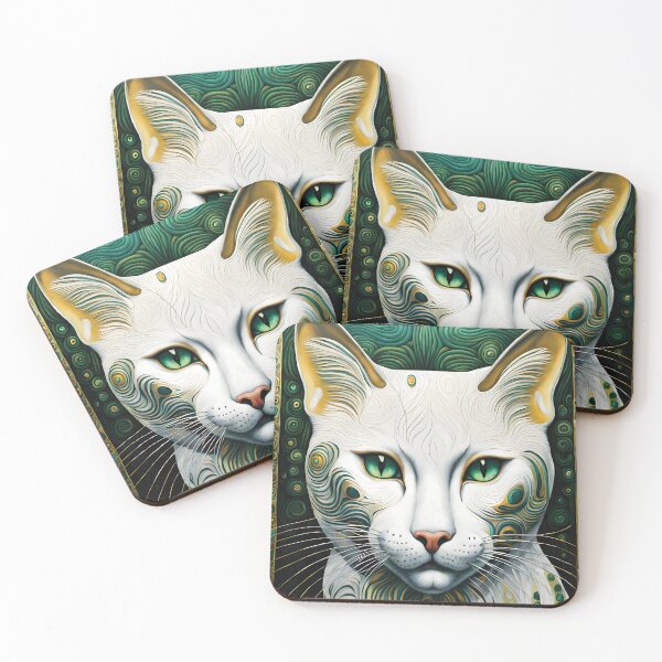 Item preview, Emerald Withe Cat designed and sold by Yngo Gutmann.