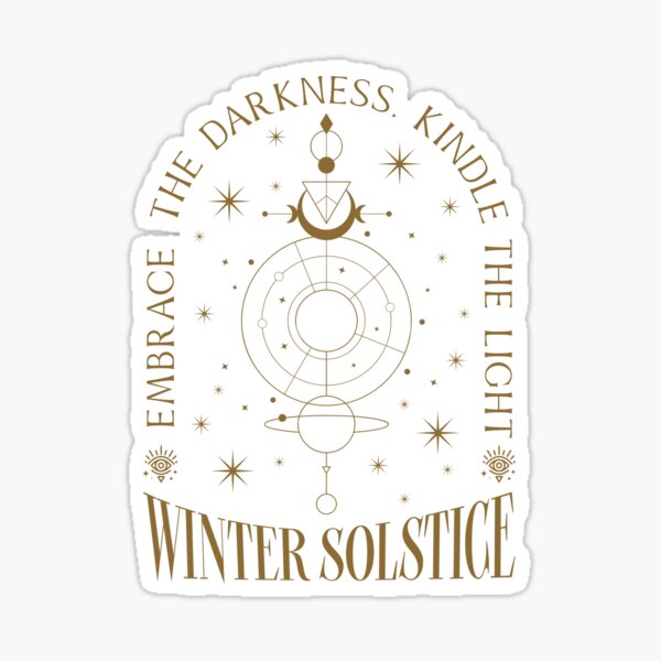 Item preview, Witch Christmas Yule Magic Winter Solstice designed and sold by NerdyCotton.