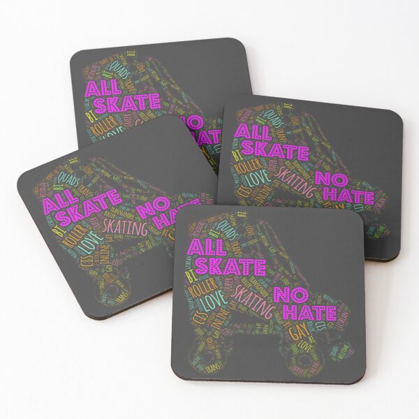 Item preview, All Skate LGBTQ Skating for Darker Backgrounds designed and sold by WordsYouLove.