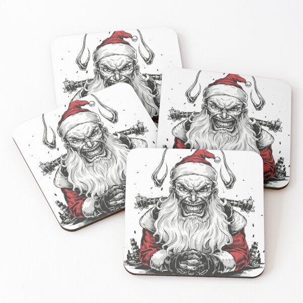 Item preview, Brutal Santa Claus With Hammer designed and sold by GrafDot.