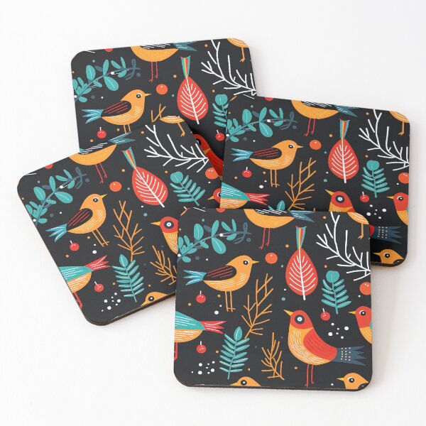 Item preview, Christmas Birdies pattern designed and sold by Inky-Spiration.