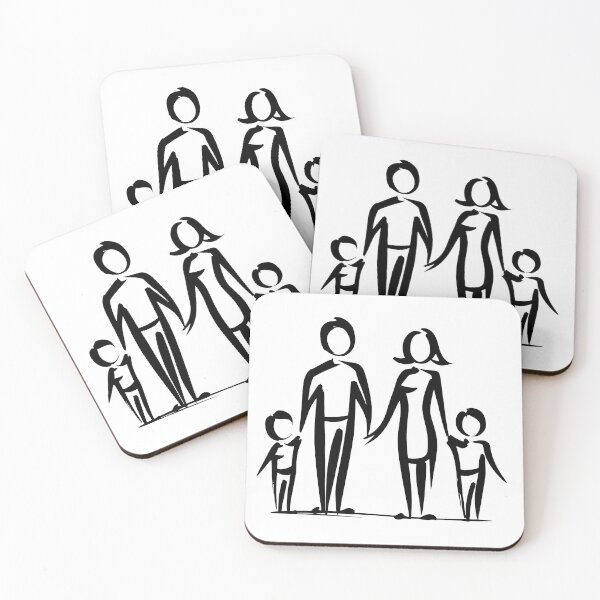 Item preview, Stick Figure of a family designed and sold by welshdesigns.