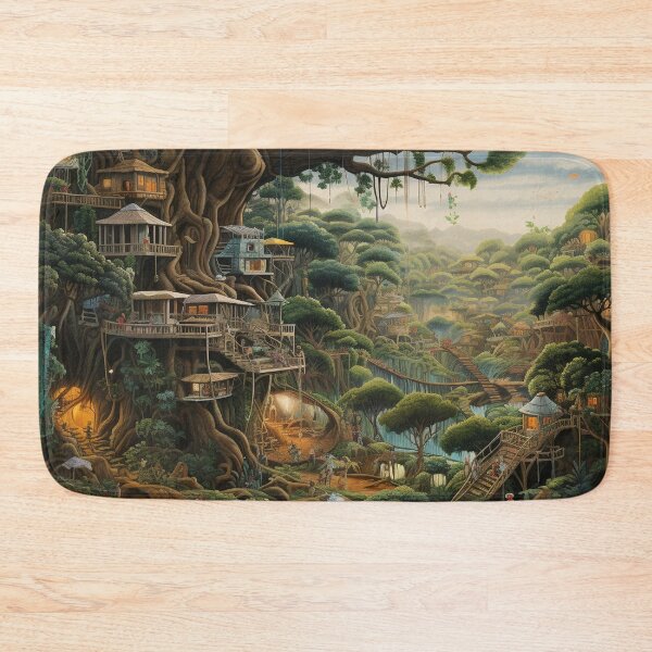 Item preview, Scurrani Forest Alternate 1 AI Art print designed and sold by Amberjackdaw.