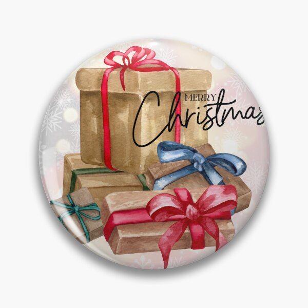 Item preview, Merry Christmas Packages in Watercolor designed and sold by tomorrowsart.