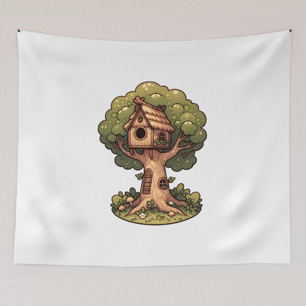 Item preview, Charming Thatched Cottage  designed and sold by UmbrellaStudio1.