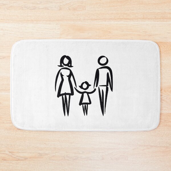 Item preview, Stick Figure of a family designed and sold by welshdesigns.