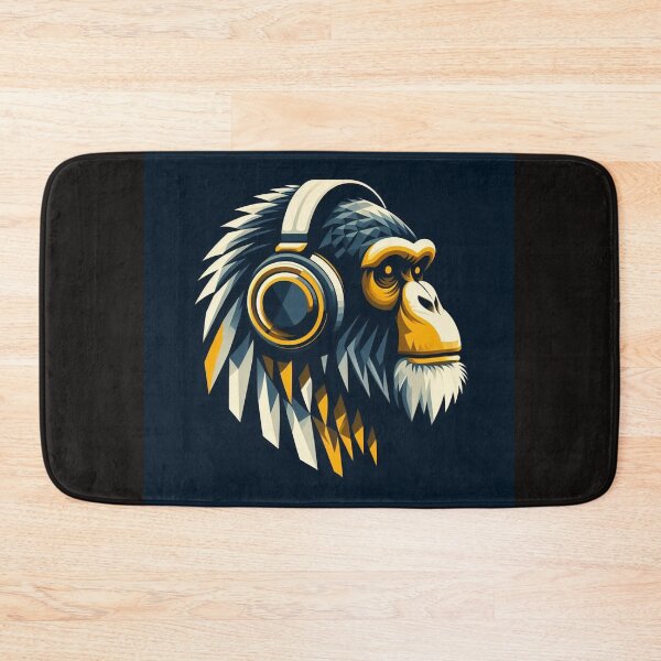 Item preview, Copia de Copia de un chimpancé alegre con auriculares. designed and sold by Arturos31.