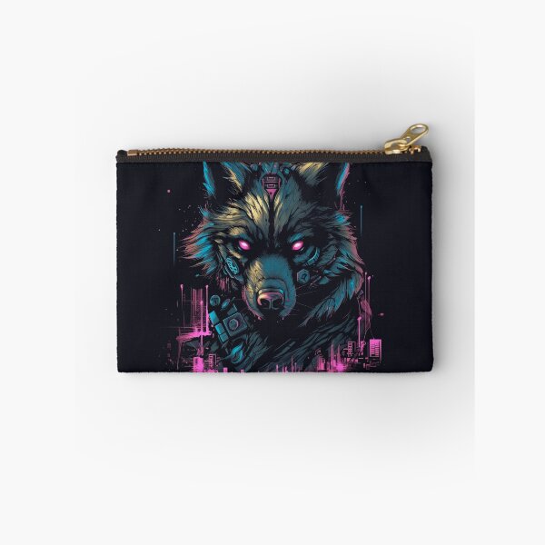 Item preview, Sentinel Wolf - Neon Nightwatch designed and sold by CleverboyDsgns.