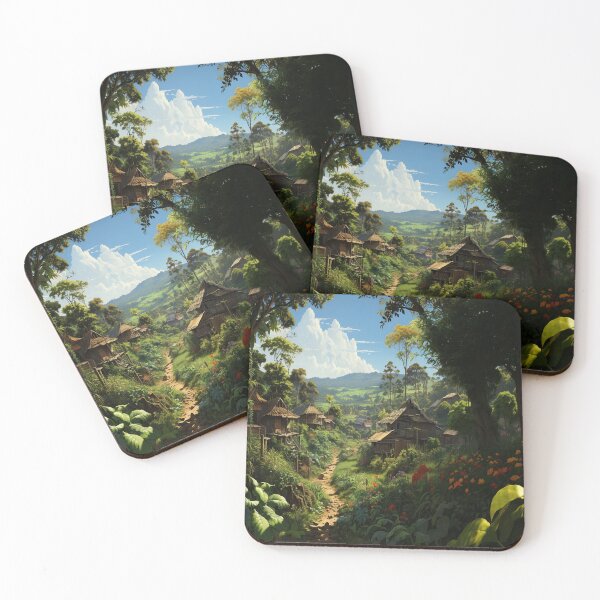 Item preview, The Quiet forest AI Art print designed and sold by Amberjackdaw.
