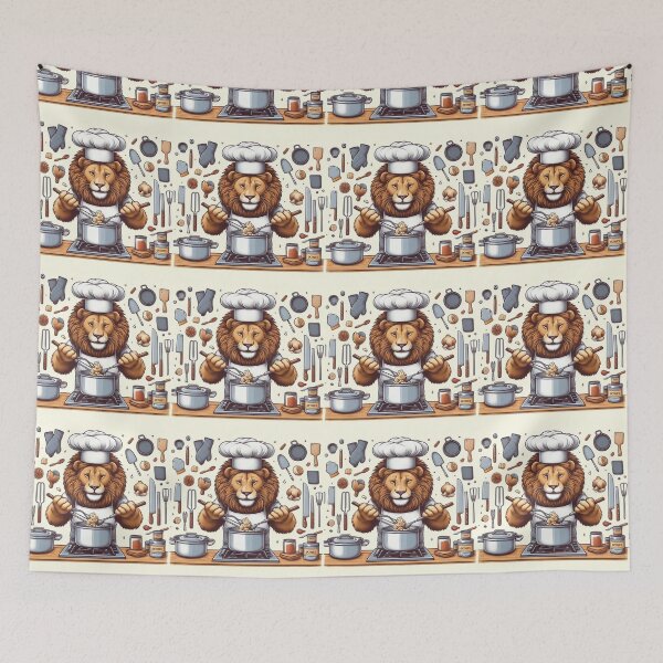 Item preview, Lion Cooking #1 designed and sold by GastArtVolution.