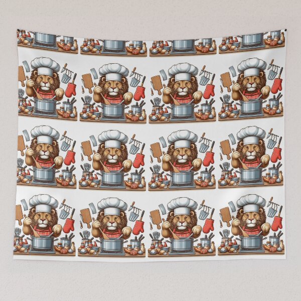 Item preview, Lion Cooking #2 designed and sold by GastArtVolution.