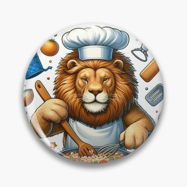 Item preview, Lion Cooking #3 designed and sold by GastArtVolution.