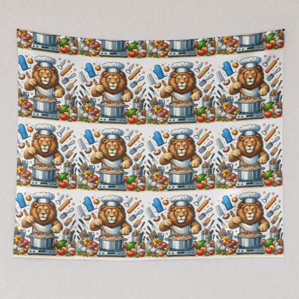 Item preview, Lion Cooking #3 designed and sold by GastArtVolution.