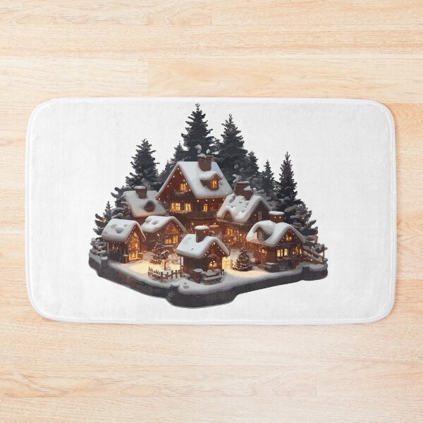 Item preview, Small Christmas town designed and sold by AlejaJorgeShop.