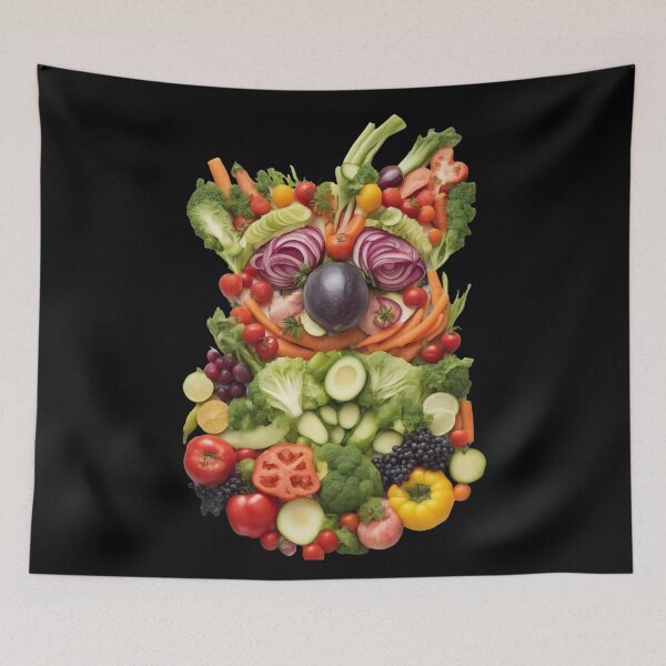 Item preview, Tasty portrait with a cheerful animal designed and sold by etnia.