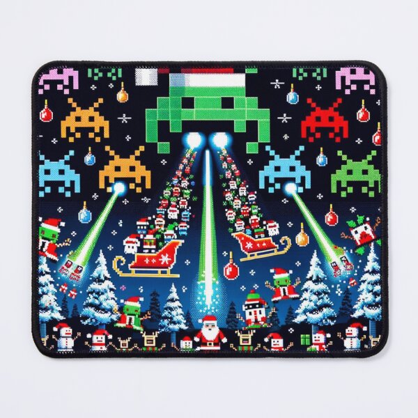 Item preview, 8-Bit Xmas Invasion designed and sold by visionaryprint.