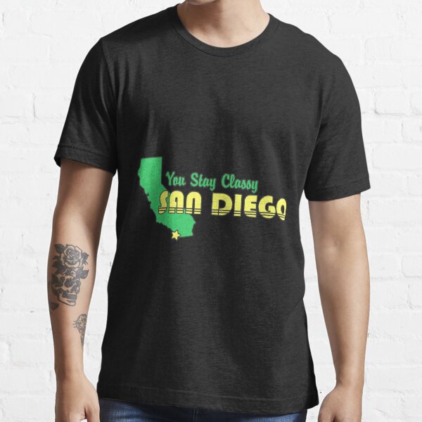 San Diego T-Shirt - You Stay Classy, Dark Chocolate / 2XL