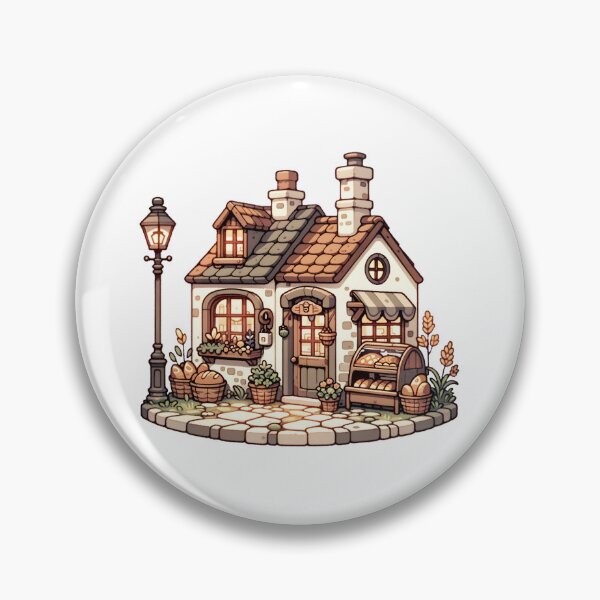 Item preview, Quaint Village Bakery  designed and sold by UmbrellaStudio1.