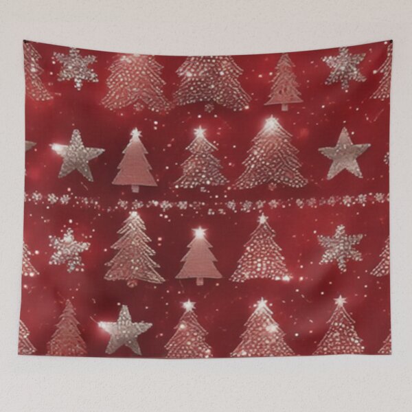 Item preview, Christmas Sparkling Red Sequin Elegance designed and sold by Poetic4Passion.
