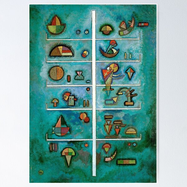 Item preview, HD. Floors, Levels, by Wassily Kandinsky designed and sold by MINDTHECHERRY.
