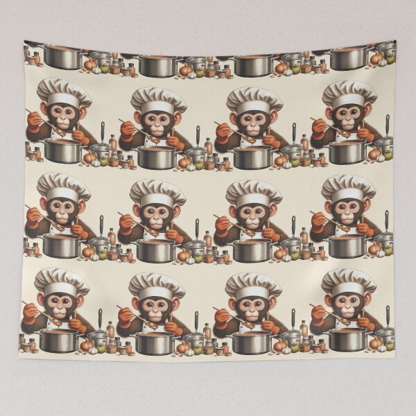 Item preview, Monkey Cooking #3 designed and sold by GastArtVolution.