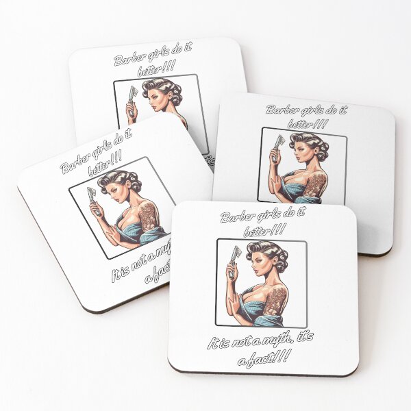 Item preview, Barber Girl no.3 - Barber girls do it better! designed and sold by QvDesigns.