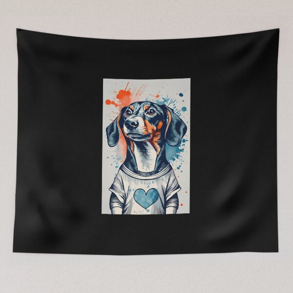 Item preview, Color splat 4/4 designed and sold by DachshundsOnRB.