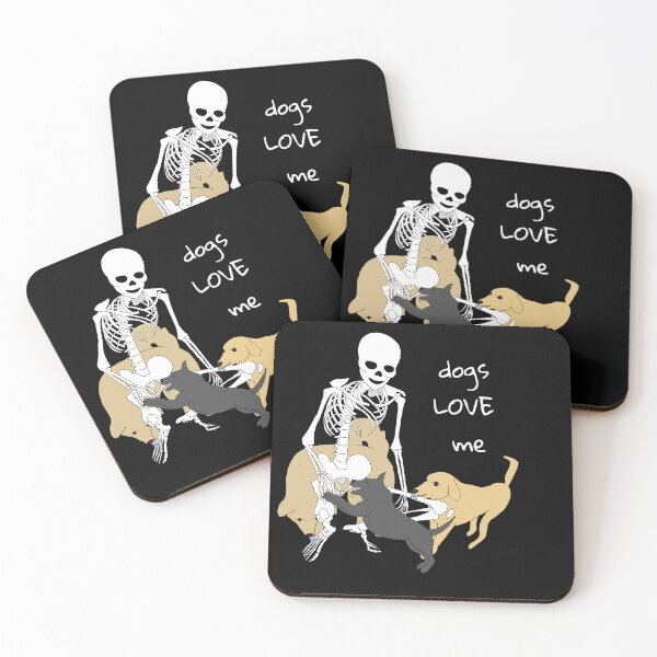 Item preview, Dog Loving Skeleton designed and sold by UnderbiteShop.