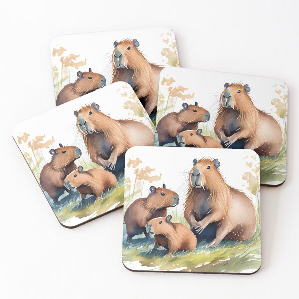 Item preview, wild capybaras designed and sold by cubiask.