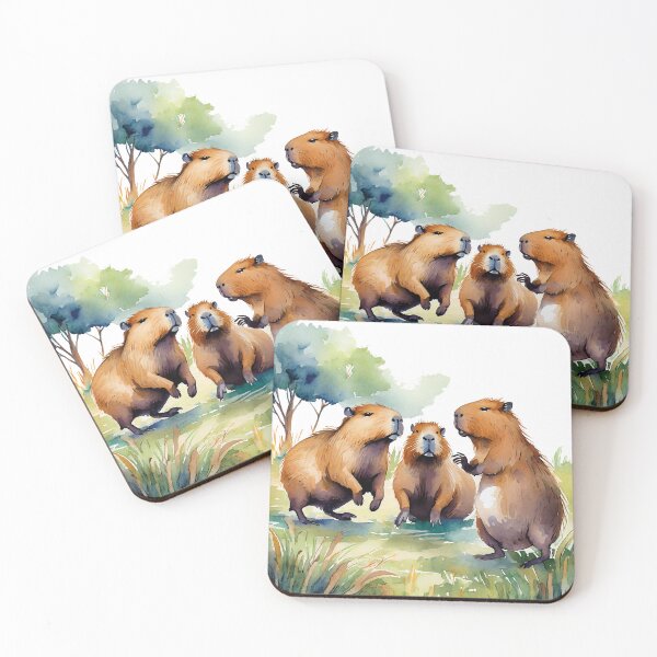 Item preview, wild capybaras designed and sold by cubiask.