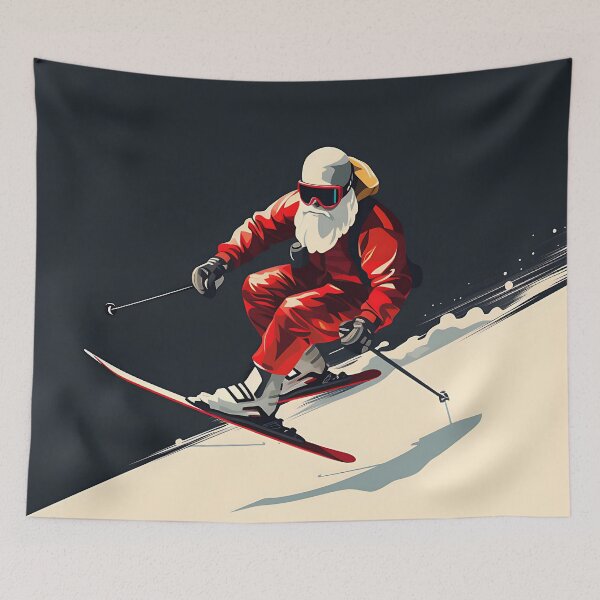 Item preview, Sledding Saint Nick: Winter Wonderland Collection designed and sold by Studio Axis.