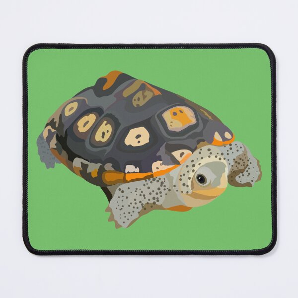 Item preview, D is for Diamond Back Terrapin,Diamondback Terrapin Artwork – Detailed Turtle Illustration and Coastal Wildlife Design designed and sold by PrettylittlepastelUk.