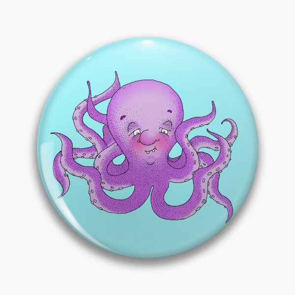 Item preview, Purple Octopus Guy designed and sold by monkeytulz.