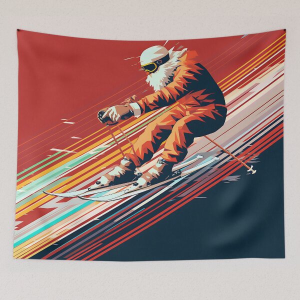 Item preview, Blazing Winter: Santa's Daring Descent designed and sold by Studio Axis.