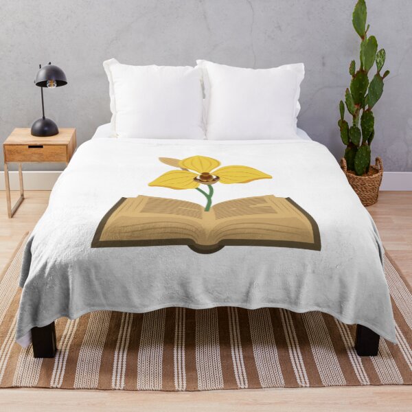 Item preview, Flowers Growing From Book | A beautiful golden yellow orchid designed and sold by CircinusStore.