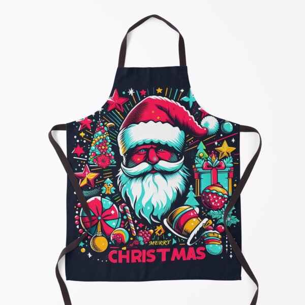 Item preview, Merry Christmas wishes Santa Claus greeting card graphics  designed and sold by JaroDesign2023.