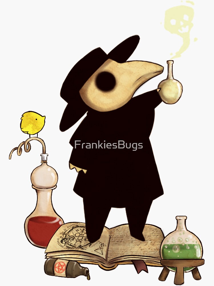 Thumbnail 3 von 3, Sticker, Pestarzt XII designt und verkauft von FrankiesBugs.