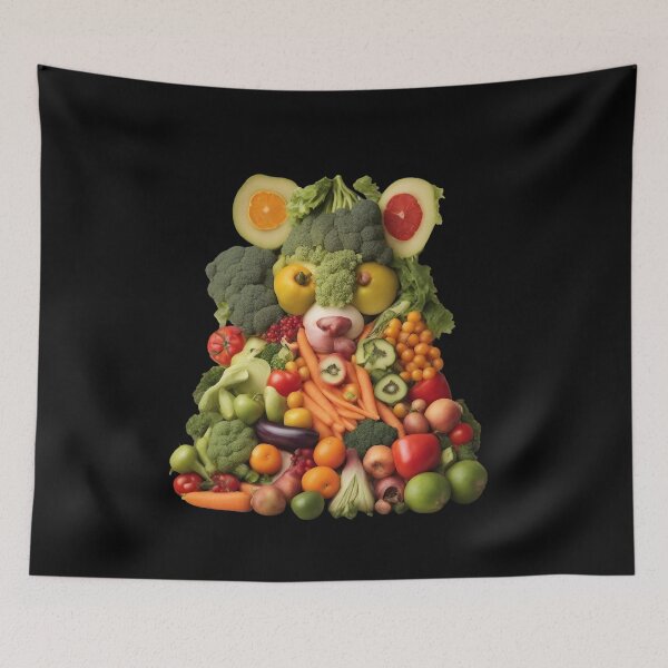 Item preview, Tasty portrait with a cheerful animal designed and sold by etnia.