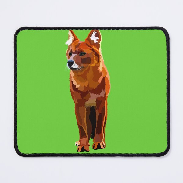 Item preview, D is for Dhole,Dhole Artwork – Wild Dog Illustration and Elusive Asian Predator Wildlife Design designed and sold by PrettylittlepastelUk.