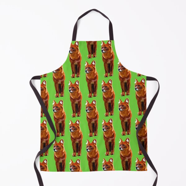 Item preview, D is for Dhole,Dhole Artwork – Wild Dog Illustration and Elusive Asian Predator Wildlife Design designed and sold by PrettylittlepastelUk.