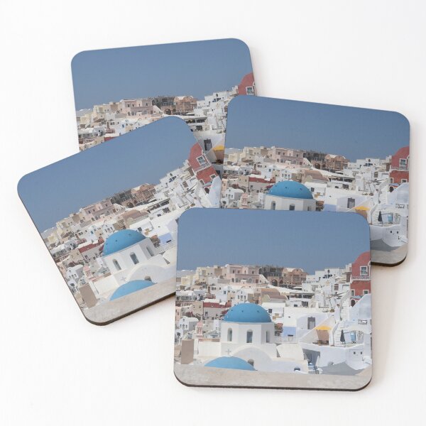Item preview, Santorini rooftops designed and sold by Elena Skvortsova.