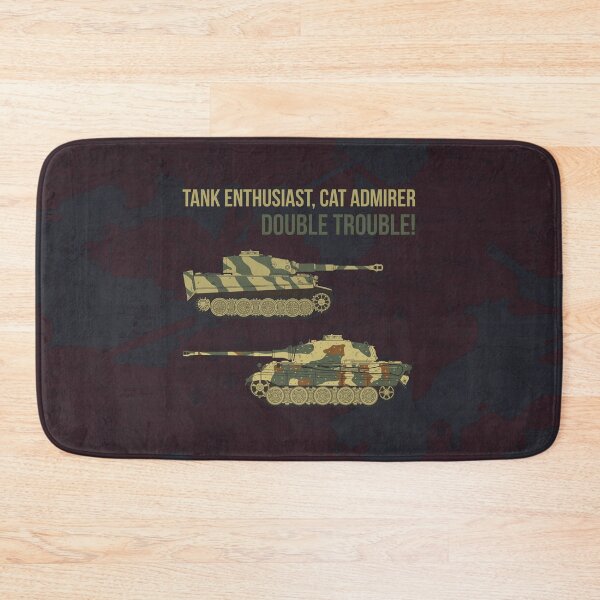 Item preview, Tank enthusiast, cat admirer - double trouble! designed and sold by FAawRay.