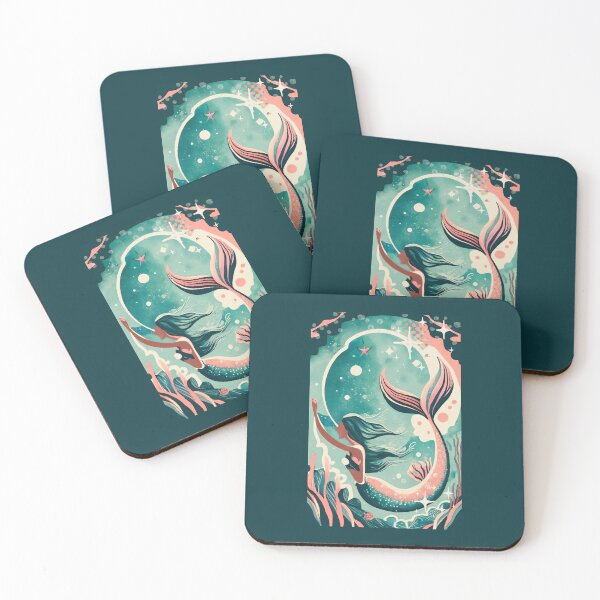 Item preview, Mermaid in the Water Vintage designed and sold by SophiaKoorArt.