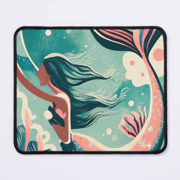 Item preview, Mermaid in the Water Vintage designed and sold by SophiaKoorArt.